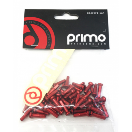 PRIMO Nipluri rosu 14G 16mm aluminiu - set 50 buc.