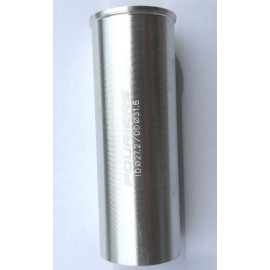 FOURIERS Adaptor pentru tija de sa 31.6 x 27.2 80mm, Argintiu