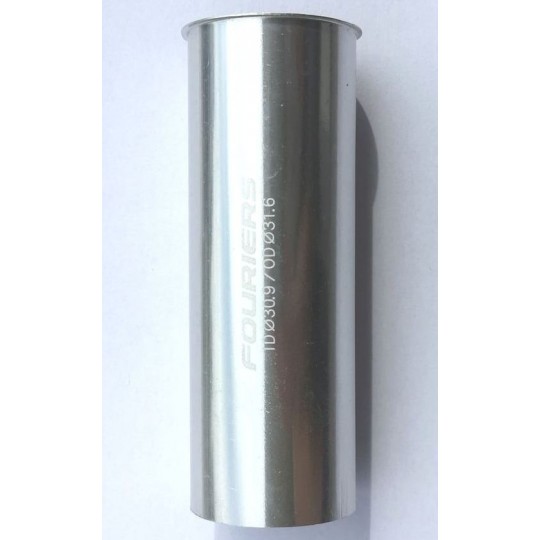 FOURIERS Adaptor pentru tija de sa, 31.6 x 30.9 80mm, Argintiu