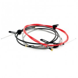 KINK Cablu și cămașă lineară DX frână incl. velcro strap roșu