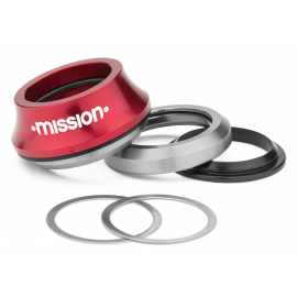 MISSION Headset Integrat Turret, rosu